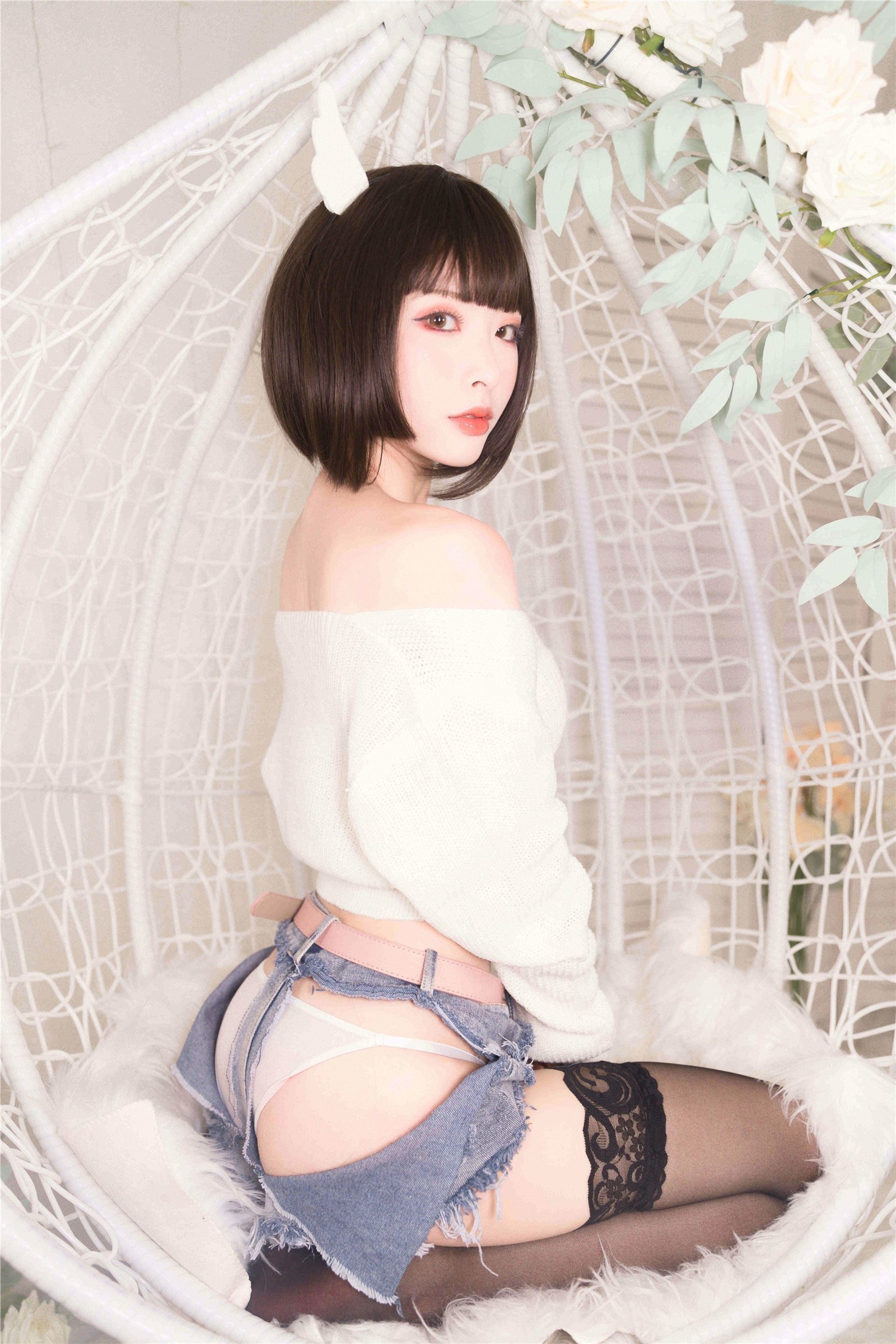 Yurai Shimizu - NO.34 White sweater(12)